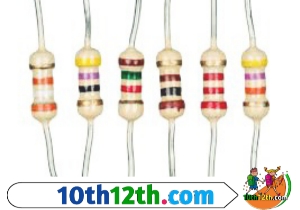 कार्बन प्रतिरोध प्रायः चार विभिन्न रंगों की धारियां A, B, C और D पड़ी होती है। प्रथम दो धारियों A और B के रंग, प्रतिरोध के प्रथम दो सार्थक अंक निर्धारित करते है