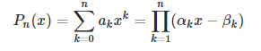 रैखिक बहुपद सिद्धांत और अनुप्रयोग दोनों में गणित की संपूर्णता में व्याप्त हैं। शायद इस तरह के बहुपदों के बारे में मेरी पसंदीदा चीजों में से एक यह है कि डिग्री n∈N के किसी भी बहुपद को n रैखिक बहुपदों के उत्पाद के रूप में कैसे दर्शाया जा सकता है। प्रतीकात्मक रूप से, इसे इस प्रकार व्यक्त किया जाता है।